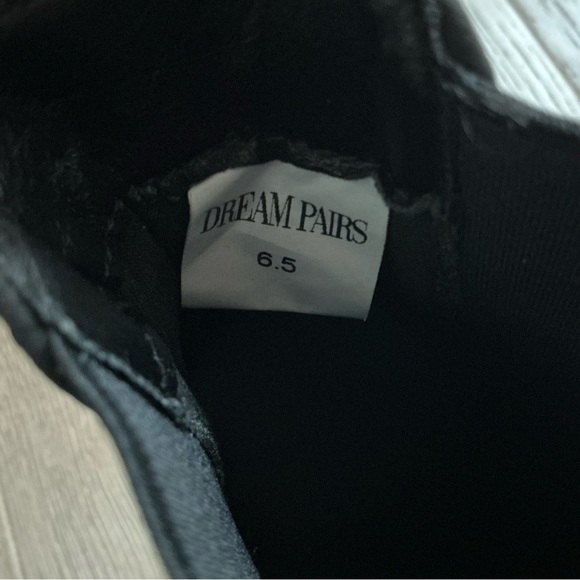 Dream Pairs Chunky High Heel Chelsea Ankle Boots | Black | Size 6.5 - Picture 9 of 13